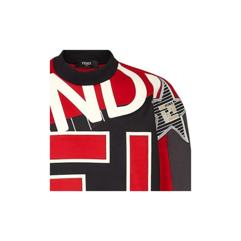 FENDI Ff Logo Crewneck-2