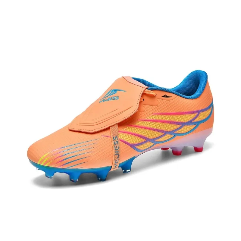 Kuding Slip Resistant Anti Kick Balance Low Top Kids' Soccer Shoes Teenagers-8