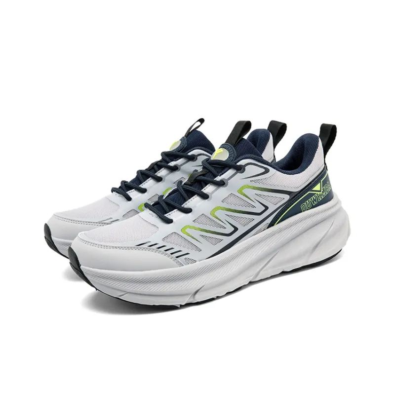 OUWENHEIMANBA Running Shoes Unisex Low Top Black/Neon Orange/White/Gray/Green/Gold-52