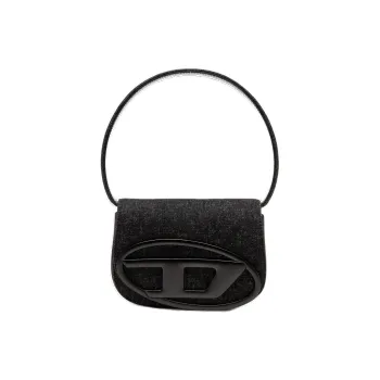 DIESEL 1dr Logo Plaque Shoulder Bag