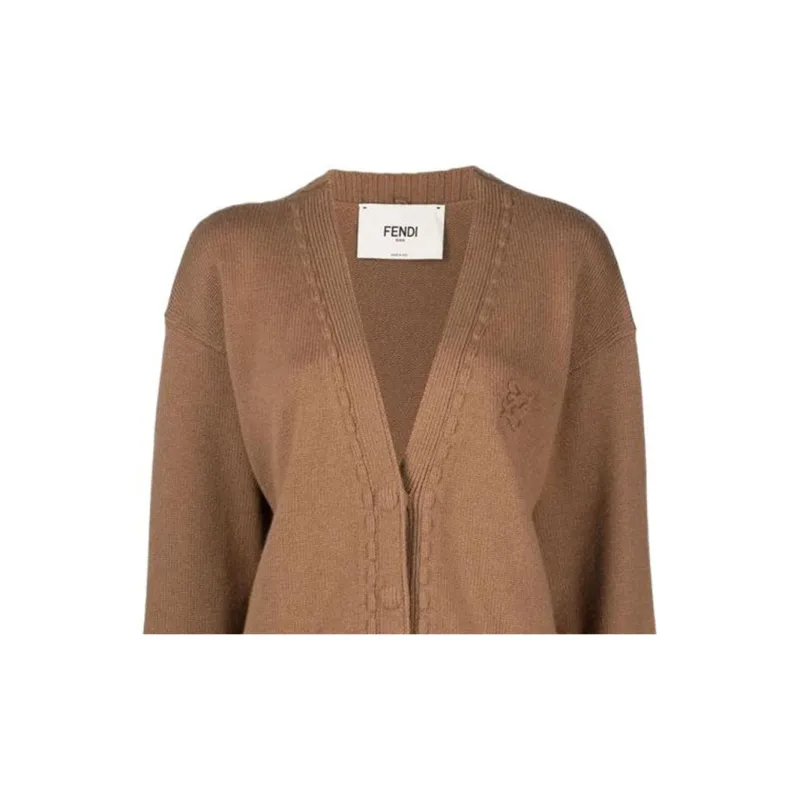 FENDI Sweaters Women's Brown-1