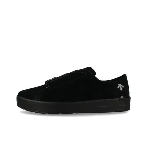 DESCENTE VERTHER Anti-Slip Wear-Resistant Low-Top Skateboard Shoes Men's Black
