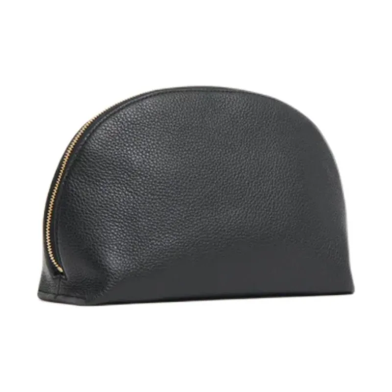 MANSUR GAVRIEL Litchi Grain Leather Clutch Women's Black-1