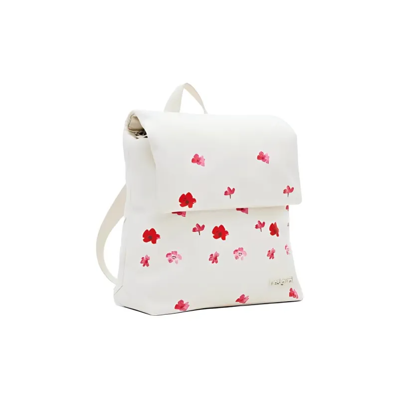 Desigual Polyurethane Backpack Regular Women's White-1