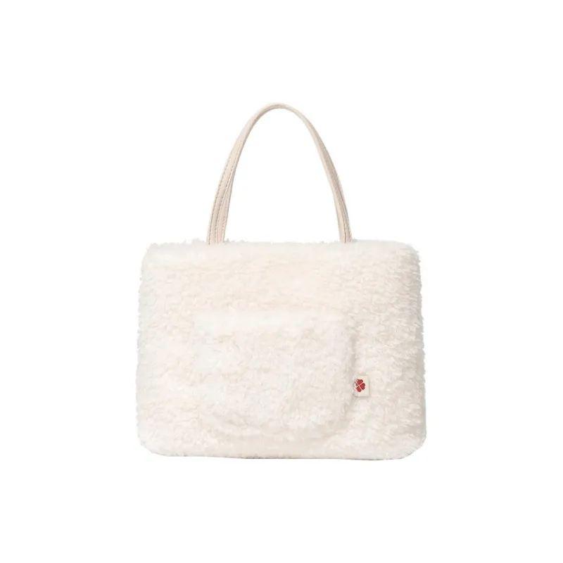COVERNAT Polyester Tote Bag, Shopping Bag, Handbag Women's Ivory-2