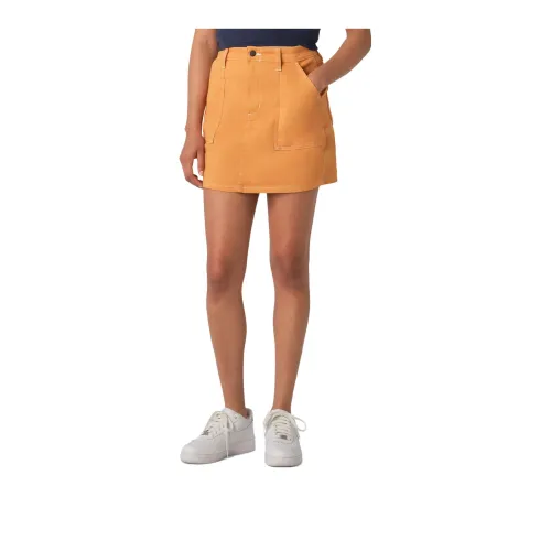 Dickies Casual Short Skirts Women's Orange