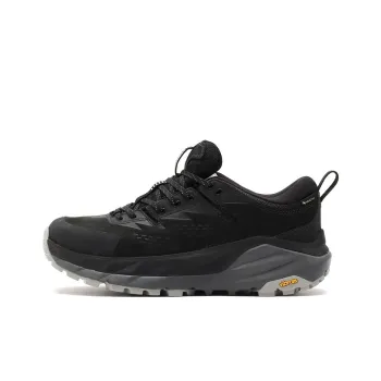HOKA ONE ONE Kaha Anti-Slip Wear-Resistant Low-Top Trekking Shoes Men's Black