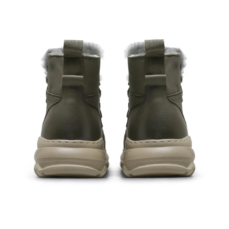 Desai Snow Boots Men Khaki, Gray Khaki-8
