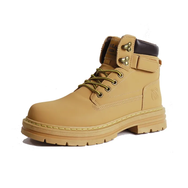 Tonlion Short Martin Boot Men's Classic Yellow-1