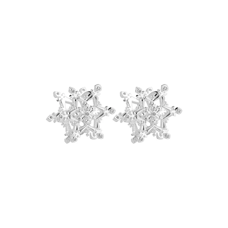 KING OF BLING 925 Sterling Silver Needle, Alloy Stud Earrings Women's-0