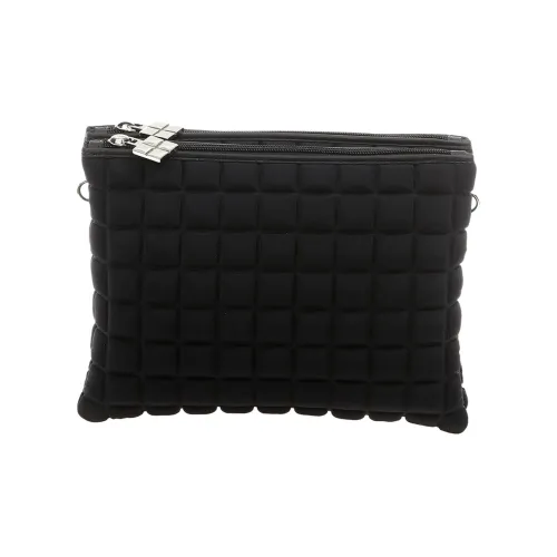 BPRIME 3D Cube Molded Fabric One Shoulder Crossbody Clutches Regular Women's Black