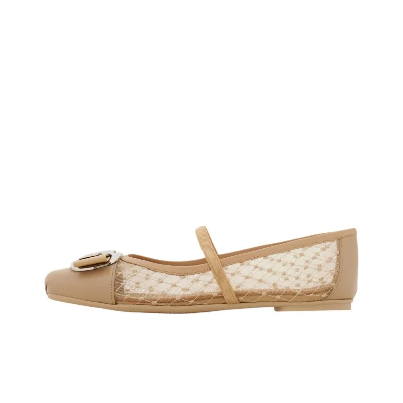 FERRAGAMO Vara Casual Single Shoes Women's Beige-0