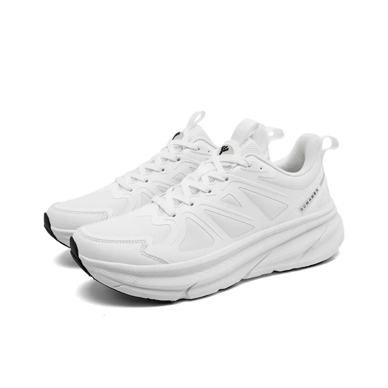 OUWENHEIMANBA Running Shoes Unisex Low Top Black/Neon Orange/White/Gray/Green/Gold-72