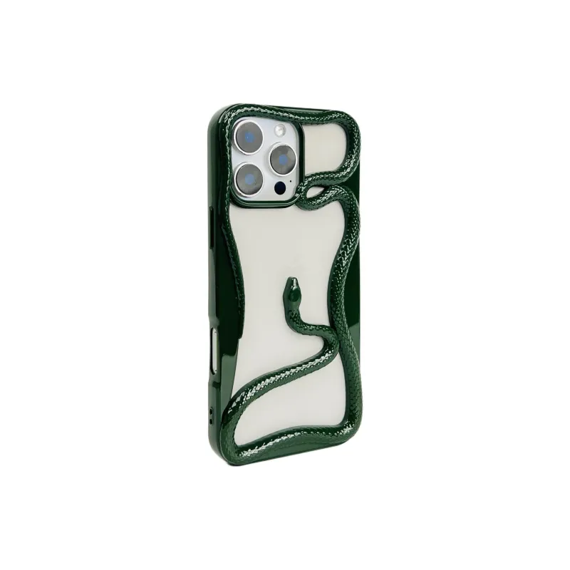 Wei Xin TPU Material Cut Out Snake Year Limited Phone Cases Compatible With IPhone 16/15 Pro Max/Apple 13/14 Pro/Max-13