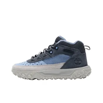 Timberland Greenstride Motion Anti Slip Wear Resistant Mid Top Trekking Shoes Men's Blue