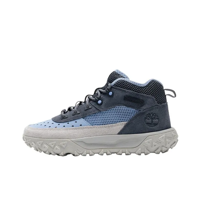 Timberland Greenstride Motion Anti Slip Wear Resistant Mid Top Trekking Shoes Men's Blue-0