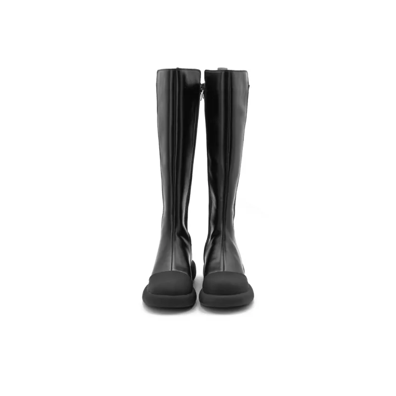 Little Sue Knee high Boots Women's Black/Concrete Gray-3