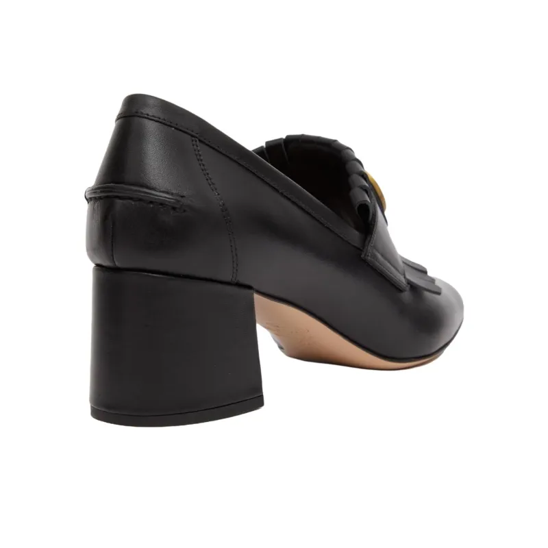 Valentino VLogo Plaque Square Toe Pumps-4