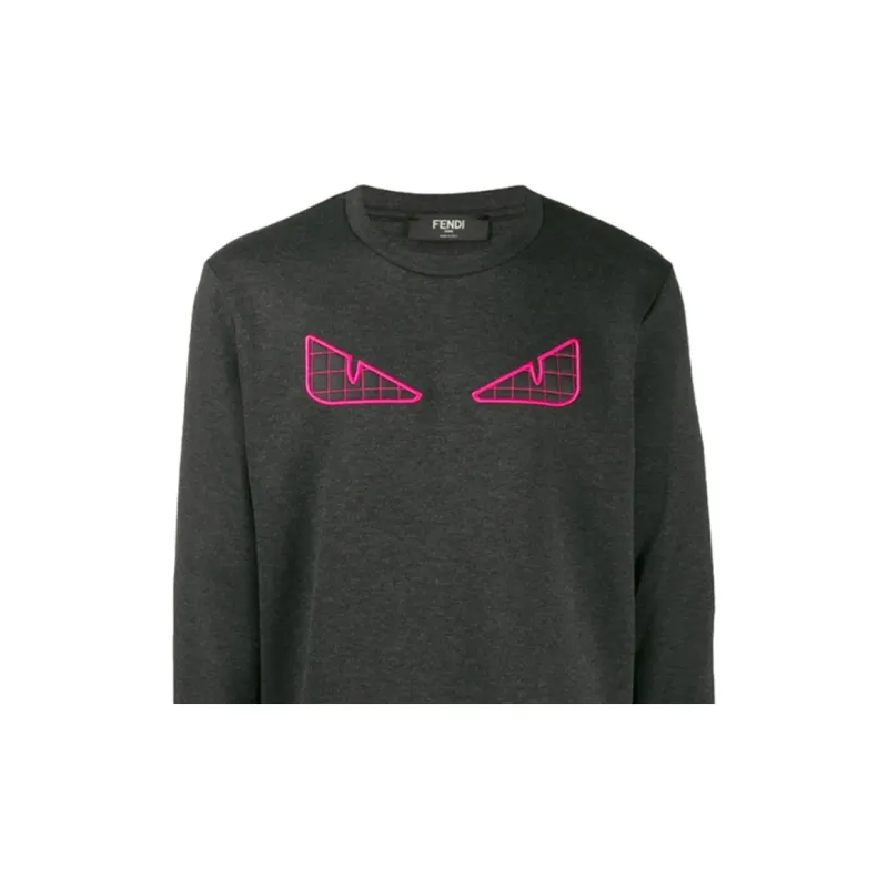 FENDI Sweatshirts Men Dark Gray-4