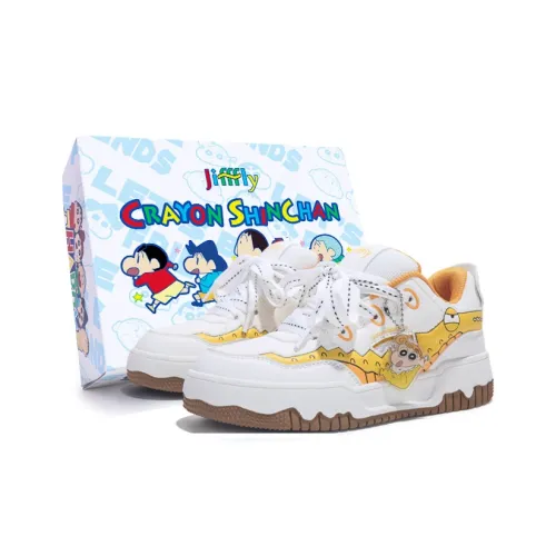 SHINCHAN x Jifffly Anti Slip Wear Resistant Low Top Skateboard Shoes Unisex