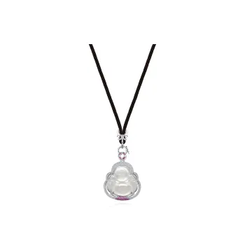 IWE S925 Sterling Silver/Chalcedony Necklaces Women's