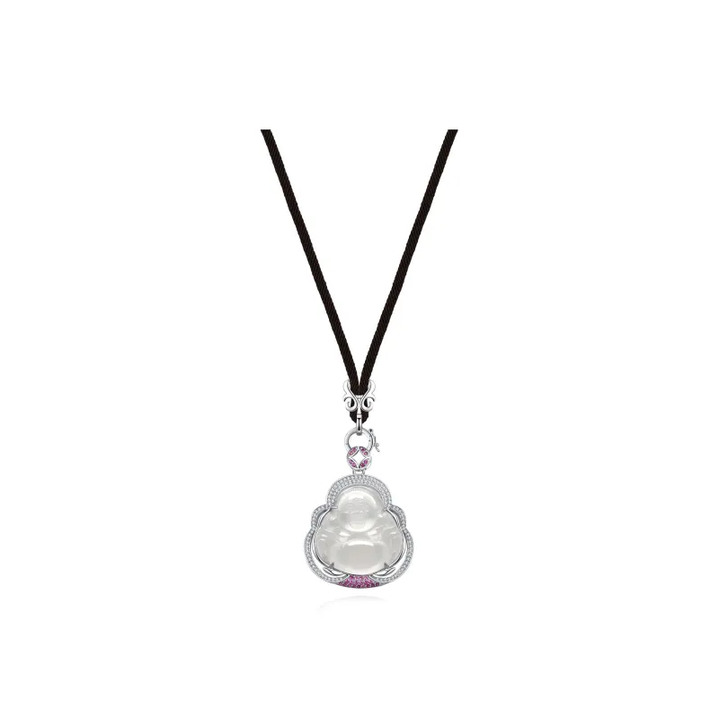 IWE S925 Sterling Silver/Chalcedony Necklaces Women's-0