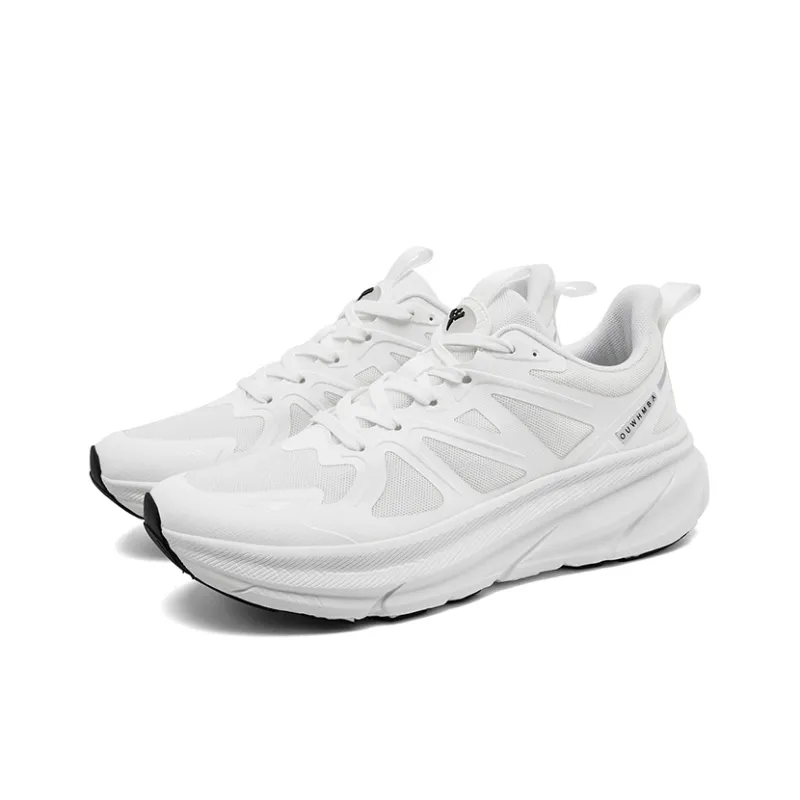 OUWENHEIMANBA Running Shoes Unisex Low Top Black/Neon Orange/White/Gray/Green/Gold-16