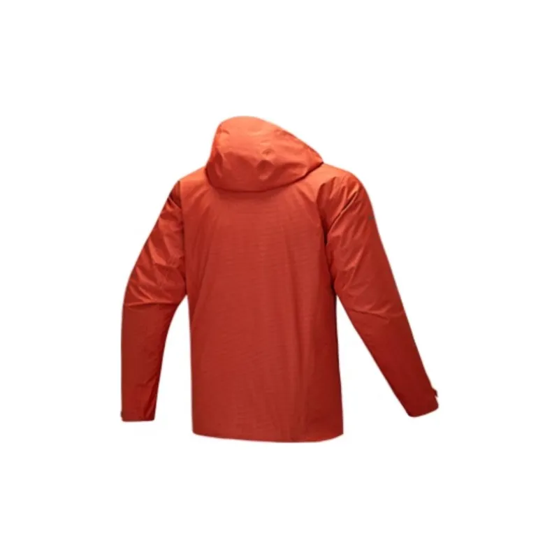 Anta Outdoor Collection Waterproof And Windproof Windbreaker Jacket Men's Flame Orange Red-1
