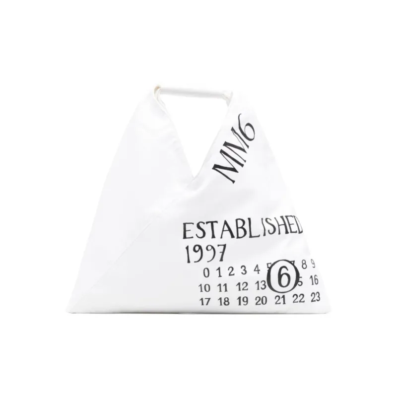 MM6 Maison Margiela Fabric Handbag Women's White-0