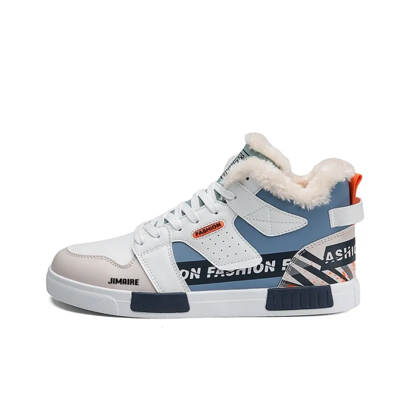 King Jinmai Warm Mid Top Skateboard Shoes Men's-5
