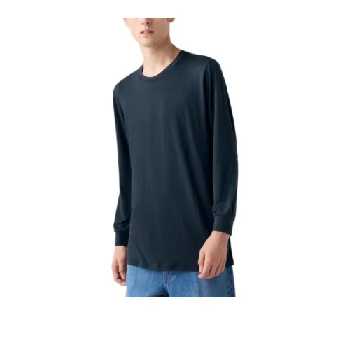 UNIQLO Thermal Tops Men's Marine Blue
