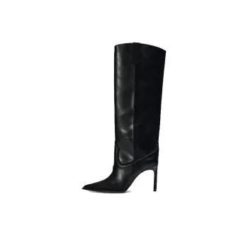ZARA Knee high Boots Women's Black