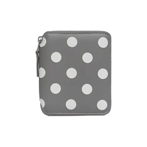 CDG Leather Wallet Womens Dark Green
