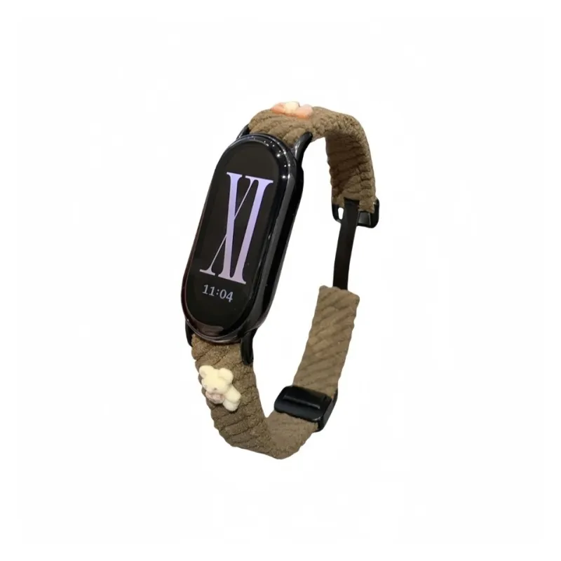 IKYOU Xiaomi Compatibility Watch Band Corduroy Material-10