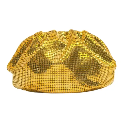 STUDIO AMELIA Silk Satin Clutch Mini Women's Gold