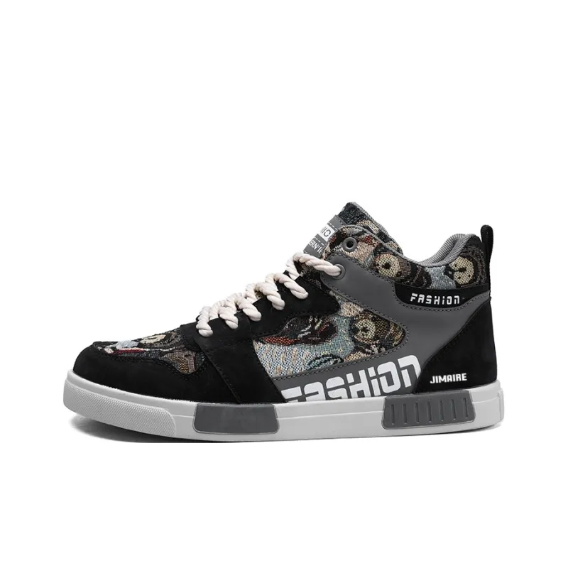 King Jinmai Slip Resistant Mid Top Skateboard Shoes Men's-4