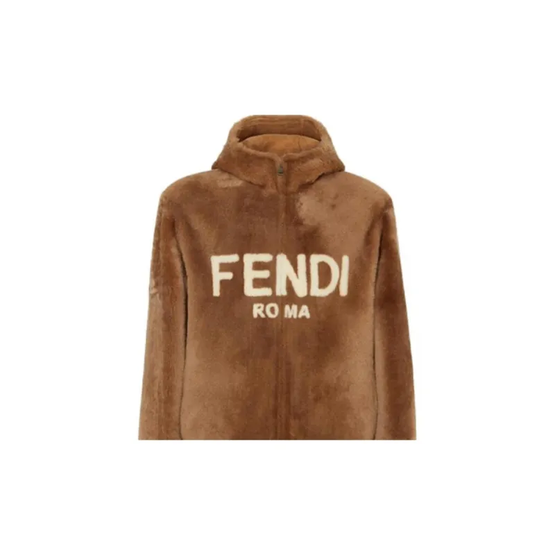 FENDI Jackets Women's Brown-4