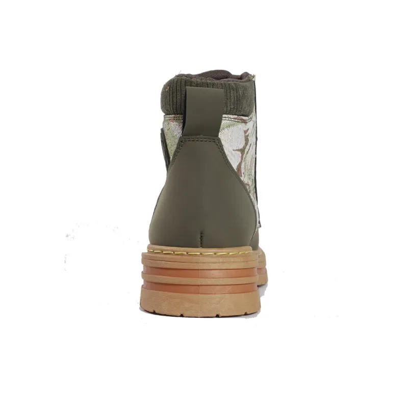 Tonlion Short Martin Boot Men's Army Green-3