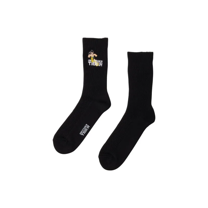 Onitsuka Tiger MIDDLE SOCKS Knee High Socks Unisex 1 Pack Black-1