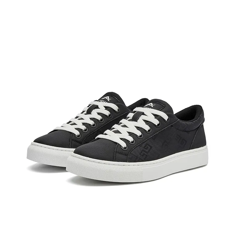 Oak Elephant Coverage Low Top Skateboard Shoes Men's Black-2