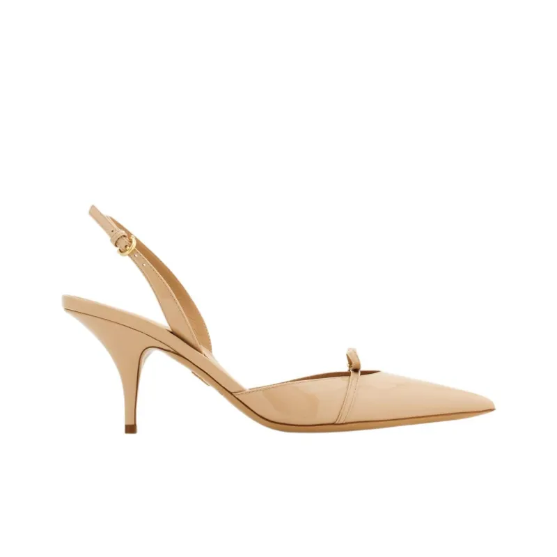 FERRAGAMO Slim Heel High Heels 7cm Women's Nude-1