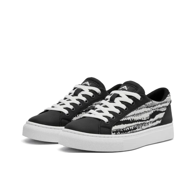 Oak Elephant Low Top Skateboard Shoes Men's Black-2