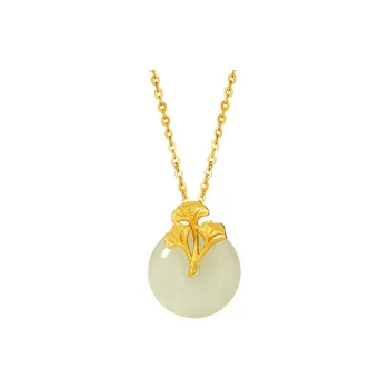 CHINA GOLD Hetian Jade Necklaces White Jade/Pale Greenish White Jade Women's