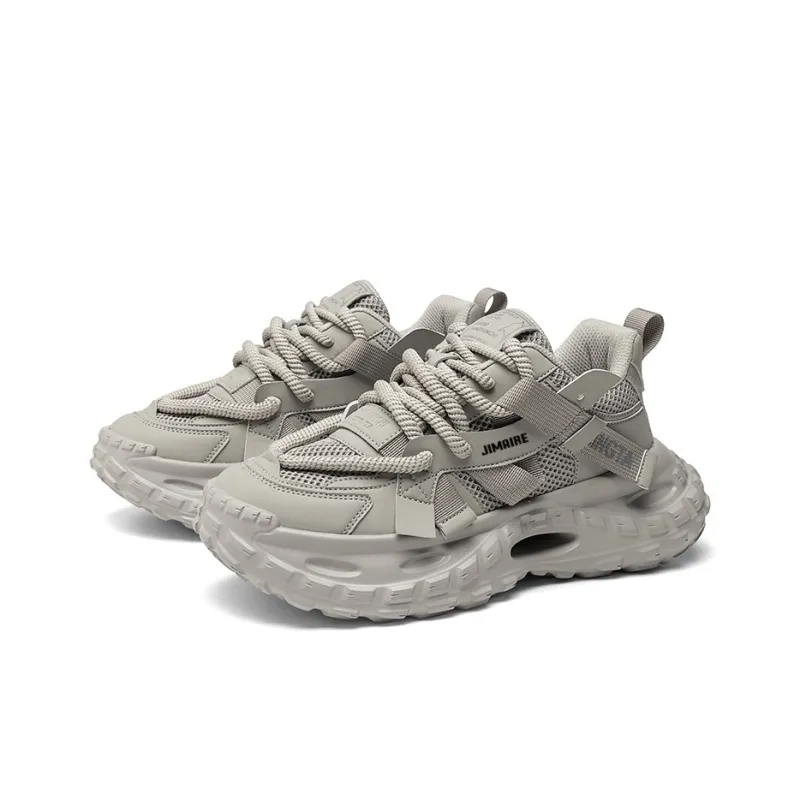 King Jinmai Slip Resistant Low Top Chunky Sneakers Men's-8