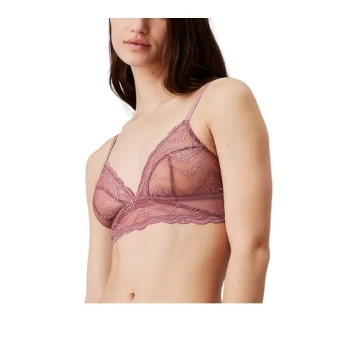 CALVIN KLEIN Bra Europe Version Women's Vintage Pink Red