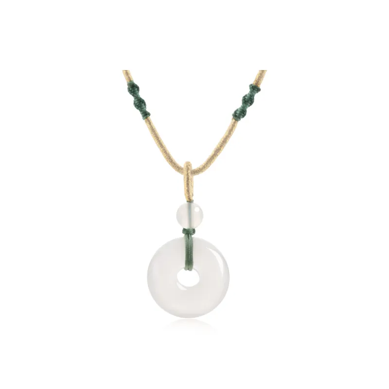 Lao Feng Xiang Chalcedony Necklaces Women's-0