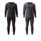 2 Clothing Sets[Dark Gray+Medium Gray]