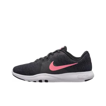 Nike Flex Trainer 8 Anti Slip Wear Resistant Low Top Training Shoes Women's Black Gray