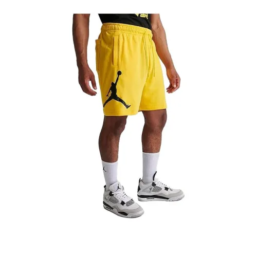 JORDAN Casual Shorts Men Yellow