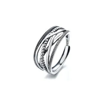 XIHUILIN S925 Sterling Silver Rings Unisex